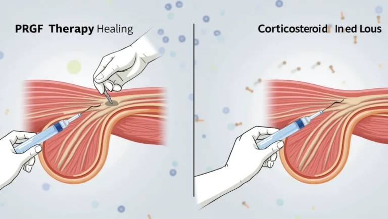 PRGF en lesiones musculares vs infiltraciones de corticoides